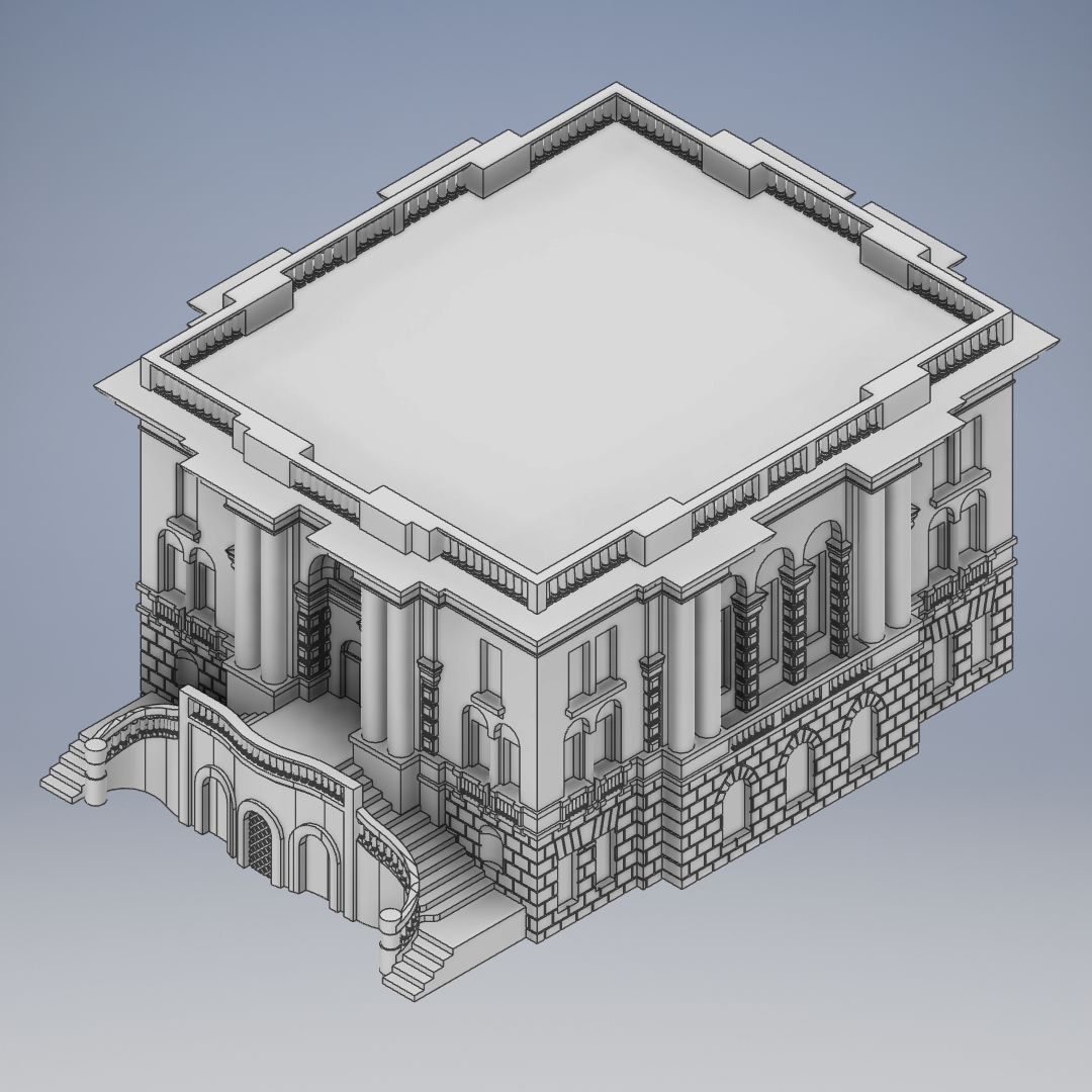 3D model zgrade Muzeja Nikole Tesle
